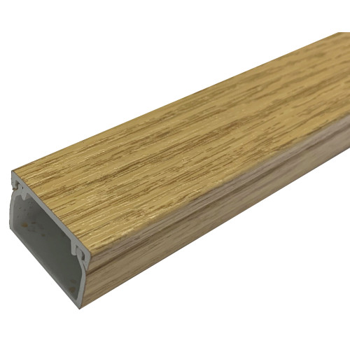 Algar CMW2-LO 25mm x 16mm Light Oak Wood Effect Mini Trunking 3m Length