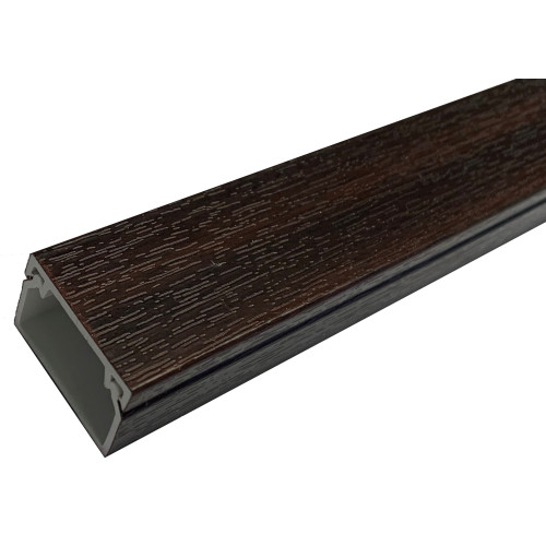 Algar CMW2-ME 25mm x 16mm Mahogany Effect Mini Trunking 3m Length