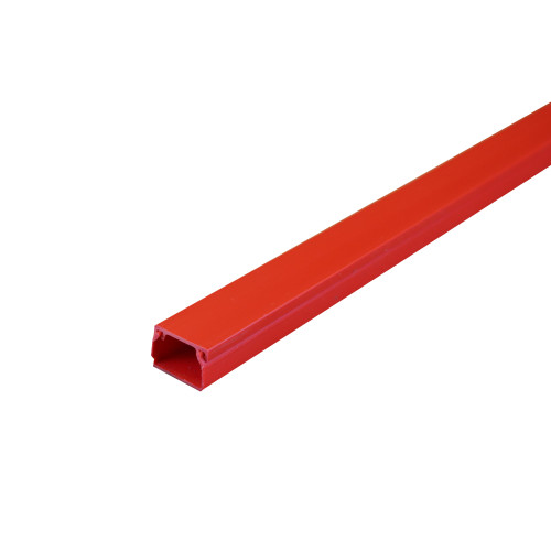 Red 25mm x 16mm Mini Trunking 3m length (3m lgth)