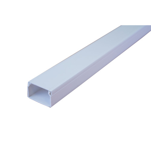 Dietzel Univolt PVC Mini Trunking 40mm x 25mm 2m Trunking Length White
