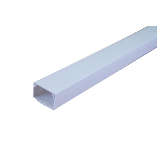 Dietzel Univolt PVC Self Adhesive Mini Trunking 40mm x 25mm 2m Trunking Length White