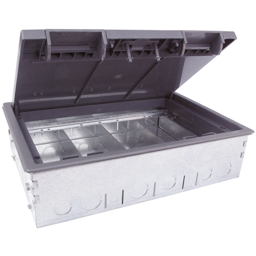 TSB4/75 | 4 Compartment Screed Floor Box