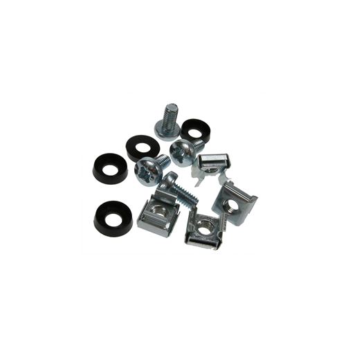 M6 Standard Cage Nut Set (No Washers) Silver (Bag/100)