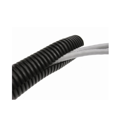 CMW Ltd | 10mm Black Slit/Split LSOH PP Flexible Conduit (50m Reel)