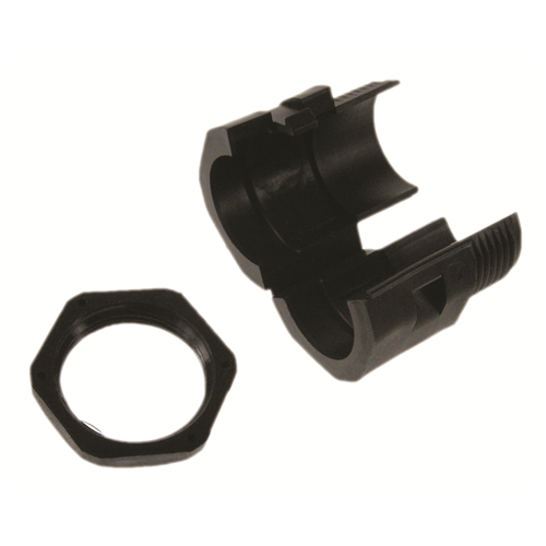 CMW Ltd | 16mm Black Slit/Split Wraparound Gland/Locknut