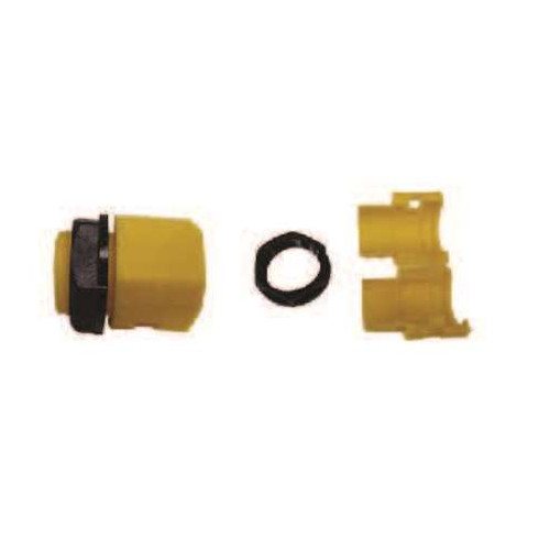 CMW Ltd | 32mm Yellow Slit/Split Wraparound Gland/Locknut