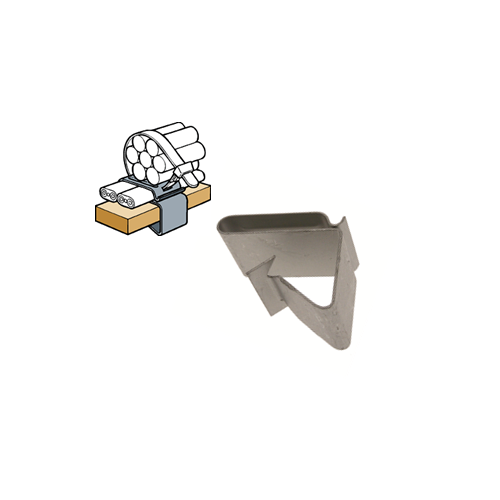 Walraven Britclips EP52323412 | Britclips Support Steel Cable Run - Cable Tie Clip for Flanges 3 - 12mm
