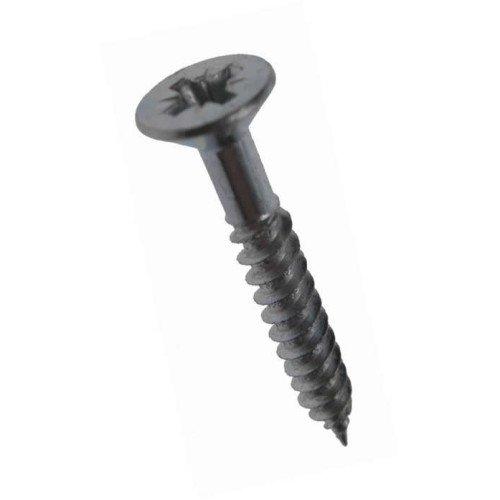 CMW Ltd 00101CWZ | 10 x 1" BZP CSK Woodscrews (Box/200)