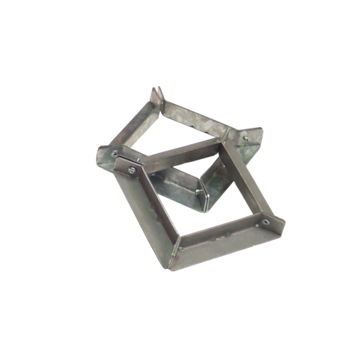 Abesco Fire Ltd ABE31978 | Abesco 65 x 65mm CT120 Square Mounting Flange -Sixplex (Per pair)