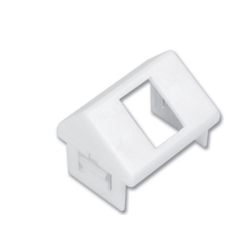 Siemon CTE-MXA-01-02 | Siemon CT 1 Port MAX Angled Adapter Plate White
