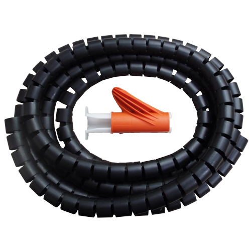CMW Ltd | Black 2.5m Cable Tidy Kit