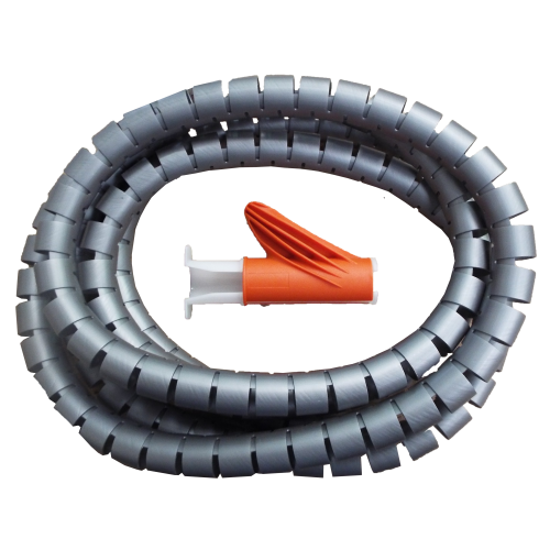 CMW Ltd | Silver/Grey 2.5m Cable Tidy Kit (2.5m)