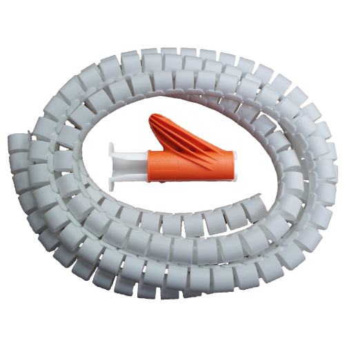 CMW Ltd | White 2.5m Cable Tidy Kit