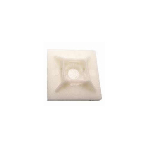 CMW Ltd | Natural Cable Tie Adhesive Bases (Bag / 100)