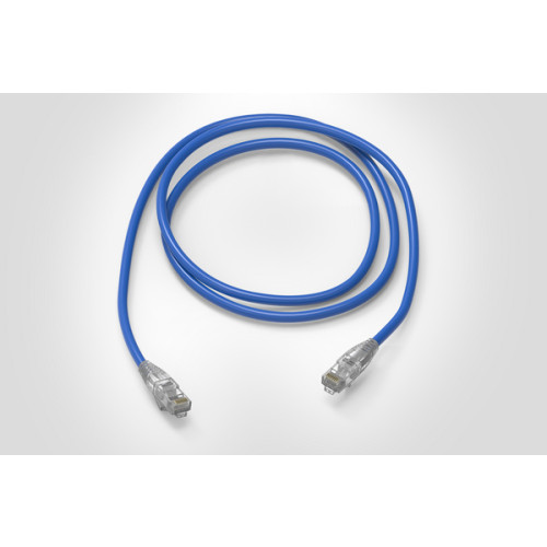 HellermannTyton RJ45NGB-2.0MBL 2m Cat6 RJ45 U/UTP Unshielded 26Awg LSZH Patch Lead Blue