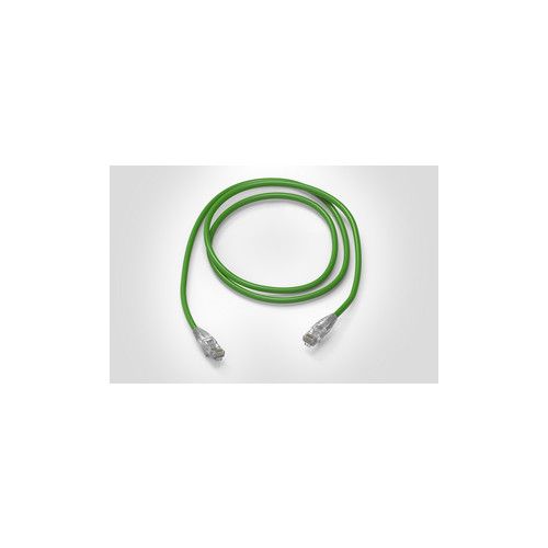 HellermannTyton RJ45NGB-1.0MGN 1m Cat6 RJ45 U/UTP Unshielded 26Awg LSZH Patch Lead Green