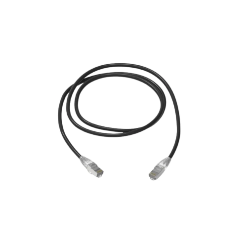 HellermannTyton RJ45C6ABK-1.0M 1m Cat6A RJ45 S/FTP Shielded 26Awg LSZH Patch Lead Black