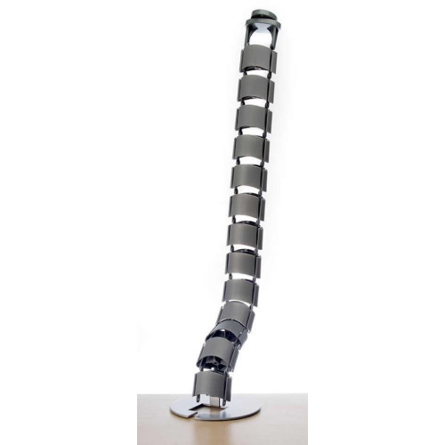 CMW Ltd Desk Cable Management | Grey Desk Cable Spine 780mm