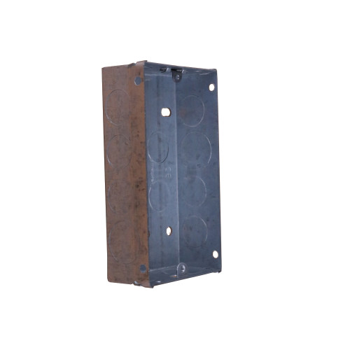CMW Ltd | Double Gang 35mm Deep Galvanised Steel Knockout Box