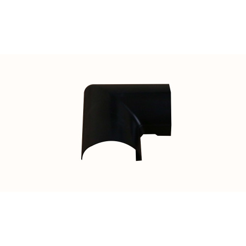 D-Line FLFB5025B | D-Line Black Clip Over Flat Bend 50mm x 25mm
