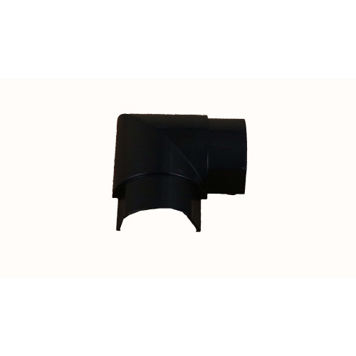 D-Line FB3015B | D-Line Black Smooth Fit Flat Bend 50mm x 25mm