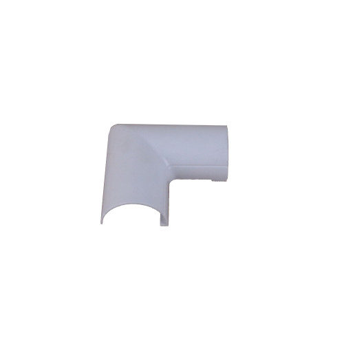 D-Line FLFB3015W | D-Line White Clip Over Flat Bend 30mm x 15mm