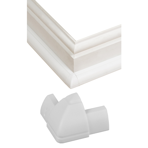 D-Line EB22QSW | D-Line White Smooth Fit External Bend 22mm x 22mm