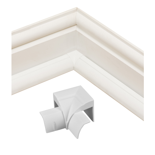 D-Line FB22QSW | D-Line White Smooth Fit Flat Bend 22mm x 22mm