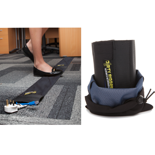 CMW Ltd | Black Carpet Crawler Cable Cover 1m