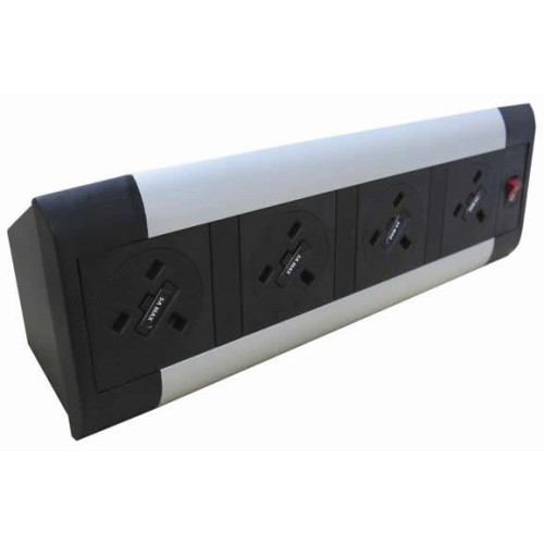 CMW Ltd Desk Cable Management | 4 x Power only Desk Top Unit