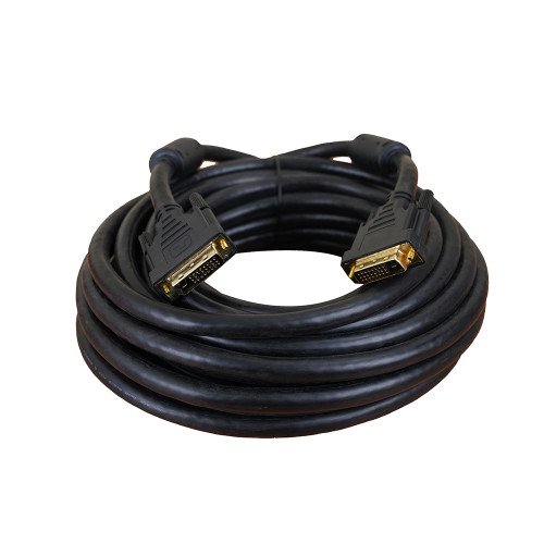 10m DVI-D 24+1 Dual Link Male-Male Cable Black