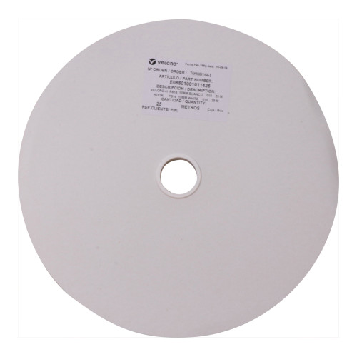 Velcro E08801001011425 | 10mm VELCRO&Acirc;&reg; Brand Hook White PS14 25 Mtr Roll