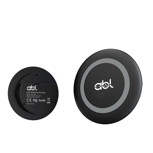CMW Ltd Desk Cable Management | Black In-Desk Wireless Charger
