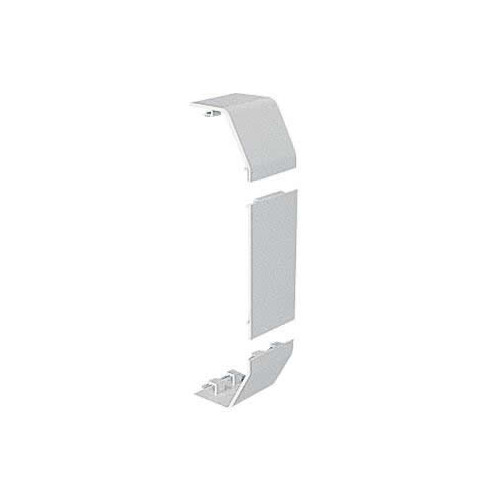 Marshall-Tufflex ECP1MWH | Marshall Tufflex PVC - U White Sterling Profile 1 Chamfered Dado Trunking Joint Cover - Coupler
