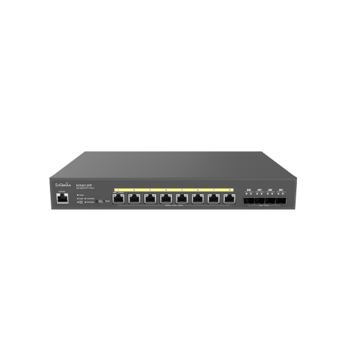 EnGenius ECS2512FP | EnGenius ECS2512FP Cloud Managed 2.5G Base-T 240W PoE++ 8 Port Network Switch
