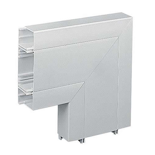 Marshall-Tufflex EFA3WH | Marshall Tufflex PVC - U White Sterling Profile 3 3 Compartment Square Dado Flat Angle