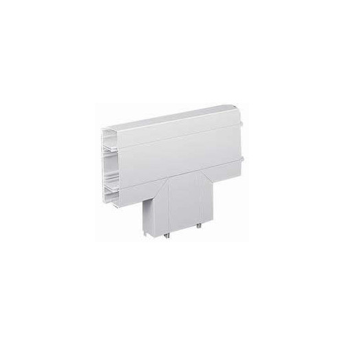 Marshall-Tufflex EFT3WH | Marshall Tufflex PVC - U White Sterling Profile 3 3 Compartment Square Dado Flat Tee