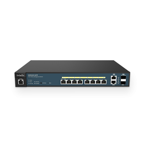 EnGenius EWS5912FP | EnGenius EWS5912FP 8-Port Managed Gigabit 130W PoE+ Network Switch