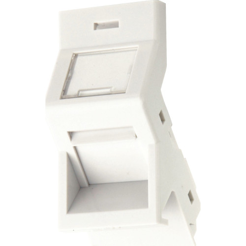 CMW Ltd | Excel Angled Shutter For Keystone Jack 50mm X 25mm - White