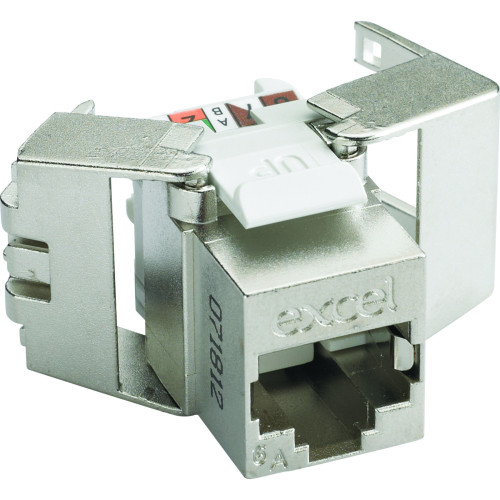 CMW Ltd | Excel Cat6A FTP Keystone Module - Low Profile