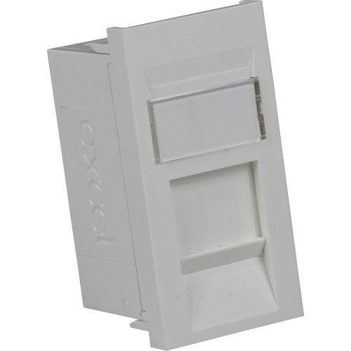 CMW Ltd | Excel Cat 6 Euro Module - Deep White