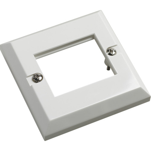 CMW Ltd  | Excel 6C Single Gang Plate Upto 2 Modules - White 