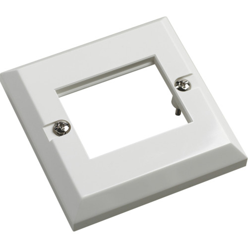 CMW Ltd | Excel 6C Single Gang Plate Upto 2 Modules - White 