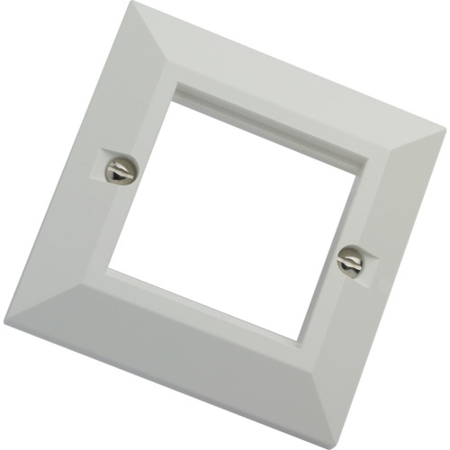 CMW Ltd | Excel Single Gang Bevelled Faceplate