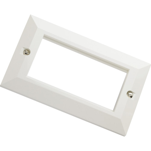 CMW Ltd | Excel Double Gang Bevelled Faceplate