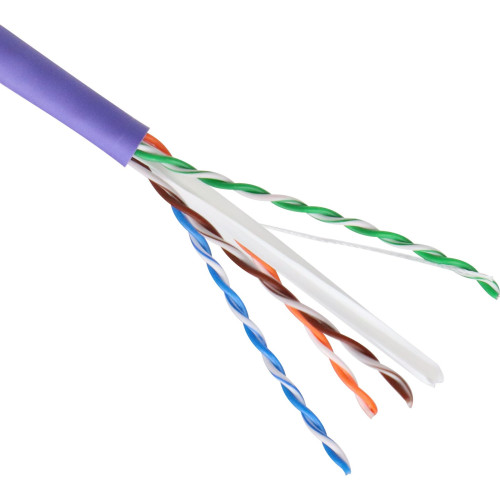 CMW Ltd | Excel Cat 6 Unscreened (U/UTP) Cable LSOH, Violet, 305m box B2ca
