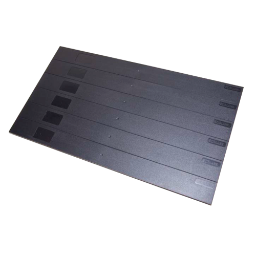 EZIBLANK EZIBLANK | Black Eziblank Blanking Panels ( 6U Sheets ) (Pack / 10)