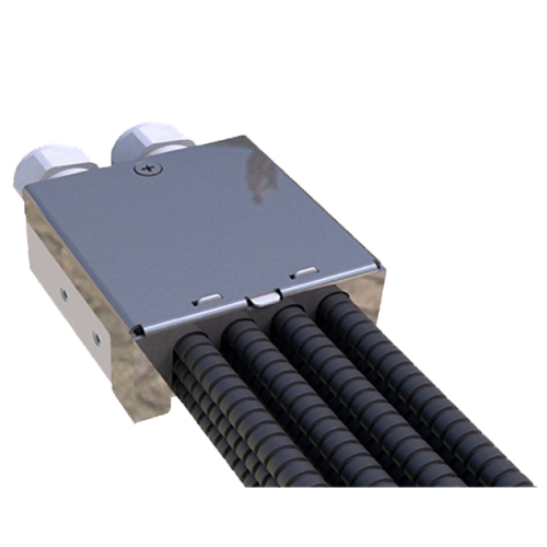 12 Way Fibre Breakout Manifold Unit with 24m of 10mm Flexible Conduit