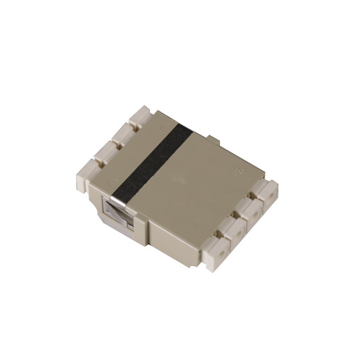Siemon FA4-LCLC-80C | Siemon LC Quad Multimode Fibre Adaptor - Beige
