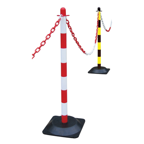 CMW Ltd | Red / White Plastic Post for Chain
